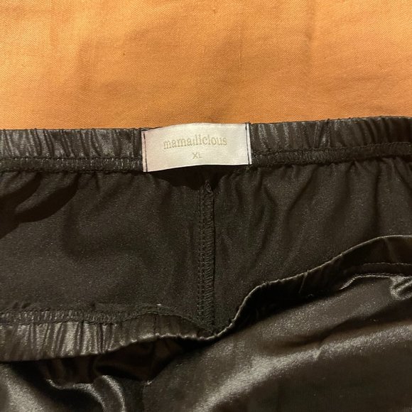 ASOS Mamalicious Maternity wet look leggings - BLACK - Picture 7 of 7